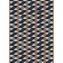 Ver imagem 3 de Tapete Antiderrapante Mosaico Casa Moderna 100x140cm Azul Casa Dona