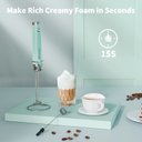 Ver imagem 5 de Maestri House Espumador de Leite Portátil com 3 Batedores e Suporte (azul)