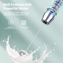 Ver imagem 3 de Maestri House Espumador de Leite Portátil com 3 Batedores e Suporte (azul)