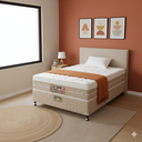 Ver imagem 5 de Cama Box Solteiro Castor Silver Star Air One Face Pocket 88x188x59 + Box Castor