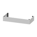 Ver imagem 1 de Kit Rodapé para Balcão Cozinha 105cm Veneza com Pés Multimóveis Mp3753 Branco