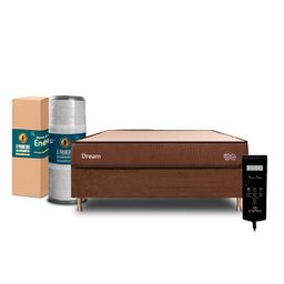 Colchão Magnetico Massageador a Vacuo Casal 1,38 X 1,88 Cromos Marrom - 2