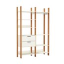 Ver imagem 2 de Guarda Roupa Closet Industrial Modulado 2 Peças 145,4cm 100% MDF  