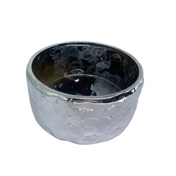 Vaso Grande Prata espelhada Polida Colonial Vintage Rustico Espressione Cachepot Decorativo Grande,  - 4