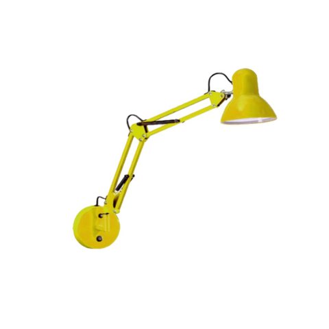 Luminária de Parede Pixar Arandela Articulável C/ Interruptor G20 Amarelo