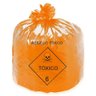 Sacos de Lixo Tóxico Laranja 100 Litros Pct C/ 100 Unid - 1