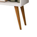 Ver imagem 5 de Aparador Buffet com Adega Bar Cantinho do Café Pés Palito Retrô Berlim - Branco