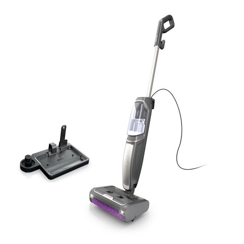Shark Mop a Vapor Sd201 Steam Pickup 3 em 1 1230w Cinza Metálico para Pisos Selados