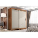 Ver imagem 3 de Guarda Roupa Casal Titanium 2 Portas 4 Gavetas Cinamomo Areia Fosco - Zanzini