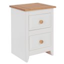 Ver imagem 6 de Mesa de Cabeceira com 2 Gavetas Branco