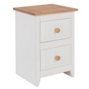 Ver imagem 6 de Mesa de Cabeceira com 2 Gavetas Branco