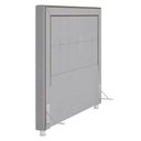 Ver imagem 4 de Cabeceira Cama Box Casal King 195cm Paolla P02 Veludo Cinza - Mpozenato