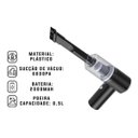 Ver imagem 2 de Mini Aspirador Carro Recarregável 6000pa - 2000mah, sem Fio