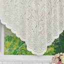 Ver imagem 4 de Cortina Bando Renda Cascata Cozinha Tulipa 2,65x1,00 Sortida:Bege