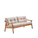 Ver imagem 1 de Sofá Brisa Madeira: Elegância Natural e Conforto para Sua Sala de Estar Tolle Móveis Brs102