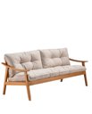 Ver imagem 1 de Sofá Brisa Madeira: Elegância Natural e Conforto para Sua Sala de Estar Tolle Móveis Brs102