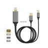 Cabo Type-c usb-c Para hdmi Com Usb De Energia para Celular zfq-04 - 2
