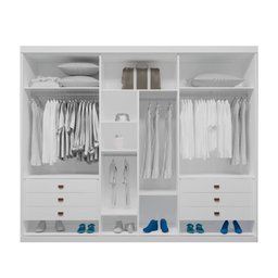 Guarda-Roupa Casal 6 Portas e 6 Gavetas Fiore Bom Pastor - 2