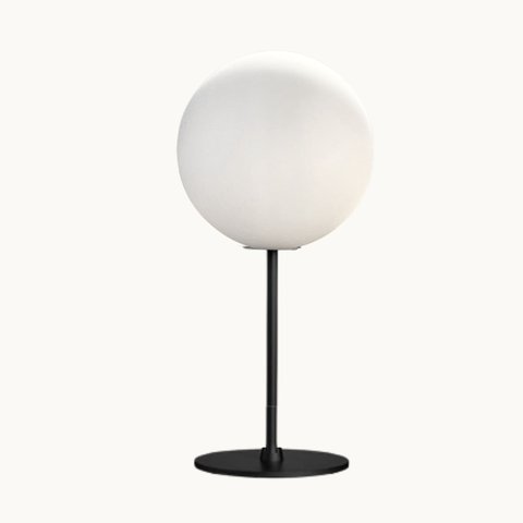 Abajur Design Sfera Vidro 12cm Lampada G9 Inclusa Luz Quente:Café