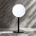 Ver imagem 2 de Abajur Design Sfera Vidro 12cm Lampada G9 Inclusa Luz Quente:Café