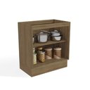 Ver imagem 2 de Balcão de Cozinha Botanic 80cm 02 Portas M623 Kappesberg Nogueira/fendi
