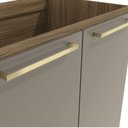 Ver imagem 3 de Balcão de Cozinha Botanic 80cm 02 Portas M623 Kappesberg Nogueira/fendi