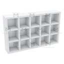 Ver imagem 6 de NICHO DE PAREDE COLMÉIA PARA CHAVES 100%MDF M434.B (LOJA, COMÉRCIO) MUNDI MOVEIS