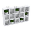 Ver imagem 5 de NICHO DE PAREDE COLMÉIA PARA CHAVES 100%MDF M434.B (LOJA, COMÉRCIO) MUNDI MOVEIS