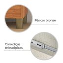 Ver imagem 7 de Guarda Roupa Casal 6 Portas 2 Gavetas Coimbra 140cm Rp1620 Cor Branco - Fellicci Móveis