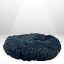 Ver imagem 4 de Caminha Cama Pet 50x50 Peludo Liso Pet Redonda Colors Azul Escuro