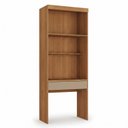 Ver imagem 4 de Escrivaninha Modular com 1 Gaveta 100% MDF Smart Marrom/Cinamomo/Cappucino