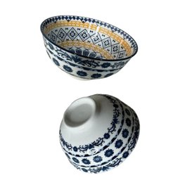 Cerâmica Portuguesa Kit 06 Bowll para Sobremesa Caldos Mek Kit Cerâmico com 6 Tigelas Cumbucas - 6