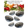 Cerâmica Portuguesa Kit 06 Bowll para Sobremesa Caldos Mek Kit Cerâmico com 6 Tigelas Cumbucas - 2