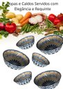 Ver imagem 2 de Cerâmica Portuguesa Kit 06 Bowll para Sobremesa Caldos Mek Kit Cerâmico com 6 Tigelas Cumbucas