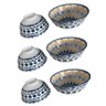 Cerâmica Portuguesa Kit 06 Bowll para Sobremesa Caldos Mek Kit Cerâmico com 6 Tigelas Cumbucas - 7