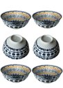 Ver imagem 1 de Cerâmica Portuguesa Kit 06 Bowll para Sobremesa Caldos Mek Kit Cerâmico com 6 Tigelas Cumbucas