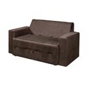 Ver mais imagens de Sofá-cama Pratik 5000 Mamflex Marrom Suede