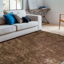 Ver imagem 1 de Tapete Felpudo Quarto Sala Perbrevis 1,00Mx1,50M Caramelo Casa Dona