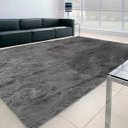 Ver imagem 1 de Tapete Felpudo Apolo Soft Casa Dona Cinza 150x200cm
