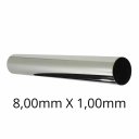Ver imagem 1 de Tubo Inox - 08,00mm X 1,00mm - Polido - 304/l - C/c - 0600mm