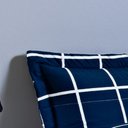 Ver imagem 4 de Cobre Leito King Square Micropercal 200 fios 3pç - Azul