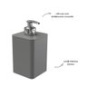 Dispenser para Detergente e Sabonete Líquido com Válvula Cromada - Stolf Cinza - 2