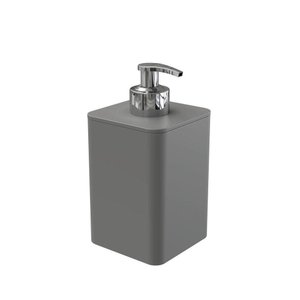 Dispenser para Detergente e Sabonete Líquido com Válvula Cromada - Stolf Cinza