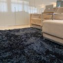 Ver imagem 2 de Tapete Apolo Felpudo Casa Dona Sofisticado e de Luxo 150x200cm Preto