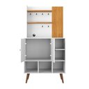 Ver imagem 5 de Cantinho do Café Retrô com Pés Palito Cor Branco / Cinamomo Pt