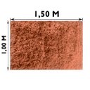 Ver imagem 4 de Tapete Sala Quarto Felpudo Shaggy 100x140 Marrom Casa Dona