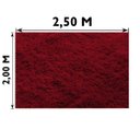 Ver imagem 4 de Tapete Sala Quarto Felpudo Shaggy 200x240 Vermelho Casa Dona