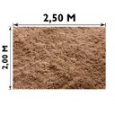 Ver imagem 4 de Tapete Sala Quarto Felpudo Shaggy 200x240 Bege Casa Dona