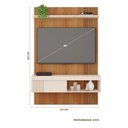 Ver imagem 4 de Painel Pequeno para Tv até 45 Polegadas 119cm Freijó Off White Jade Caemmum