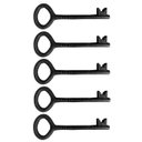 Ver imagem 1 de kit 5 Chaves Decorativas Rústica Enfeite em Ferro Nº 03 27cm